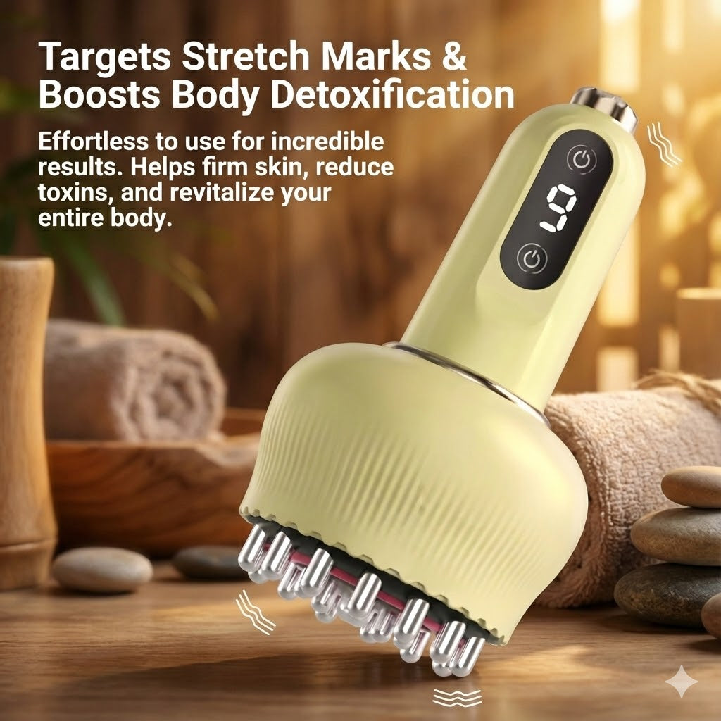 Handheld Massager for Full Body Relaxation & Lymphatic Support