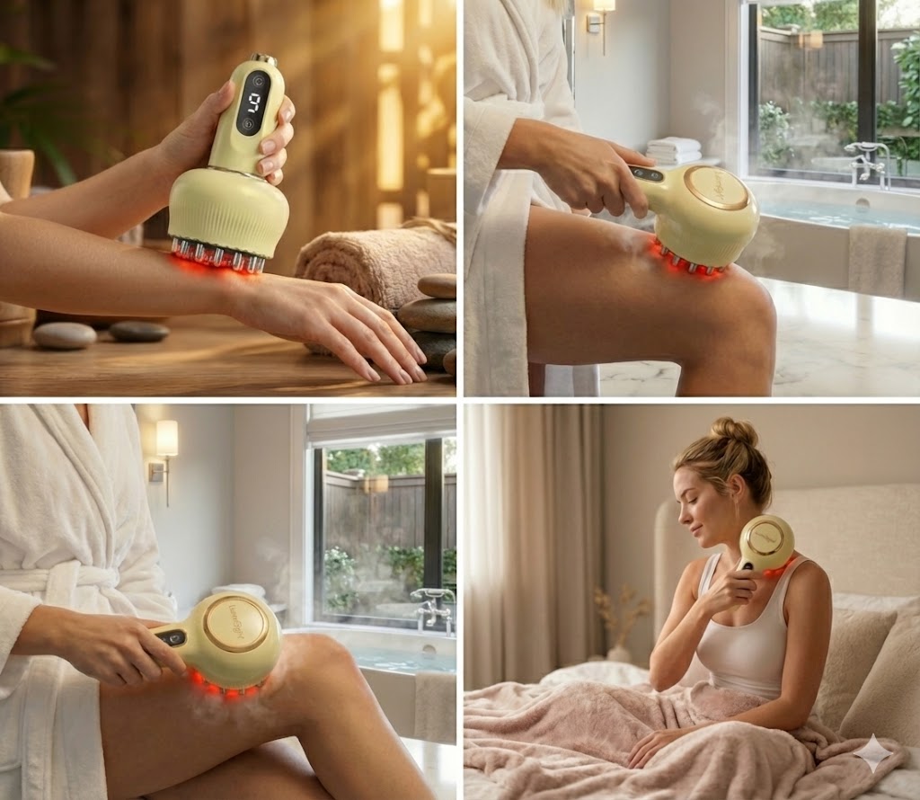 Handheld Massager for Full Body Relaxation & Lymphatic Support