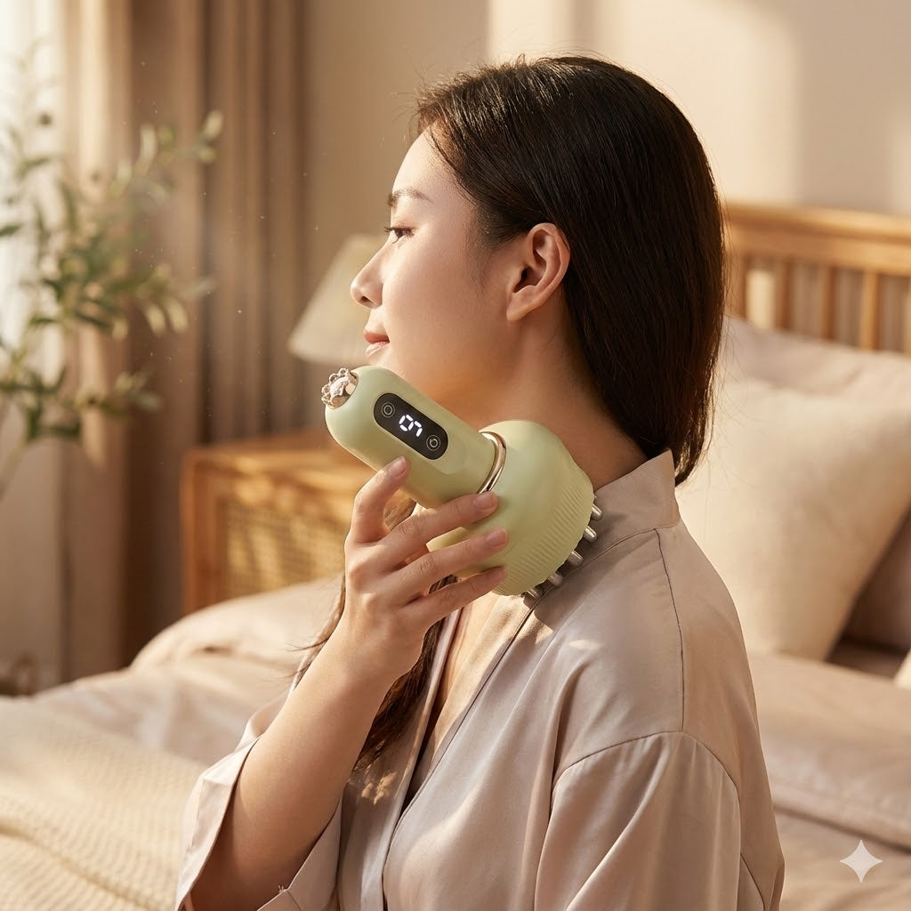 Handheld Massager for Full Body Relaxation & Lymphatic Support
